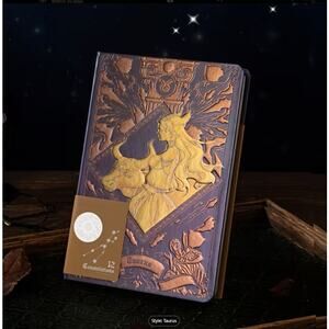Taurus Zodiac Notebook Journal Astrology Diary Hardcover Constellation A5 Gift
